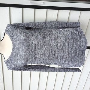 Athleta Marled Pose Circle Hem Longsleeve Top with Finger Holes